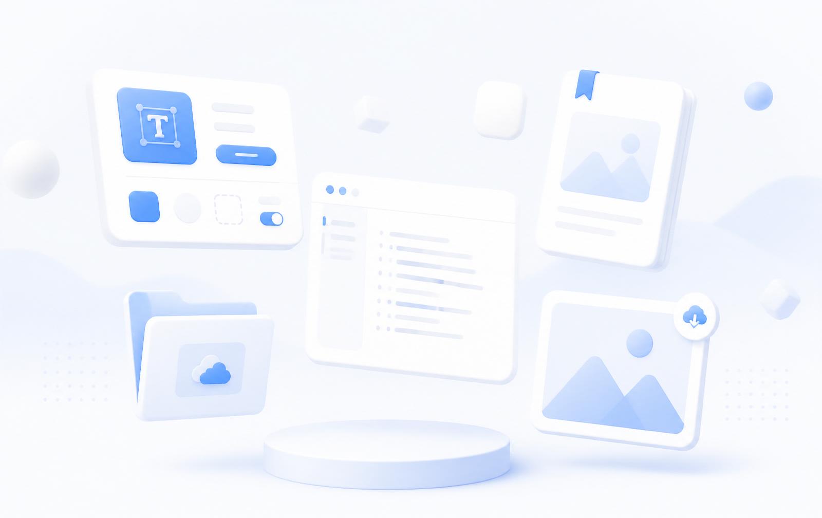 Digital products: templates, ebooks, graphics and software files